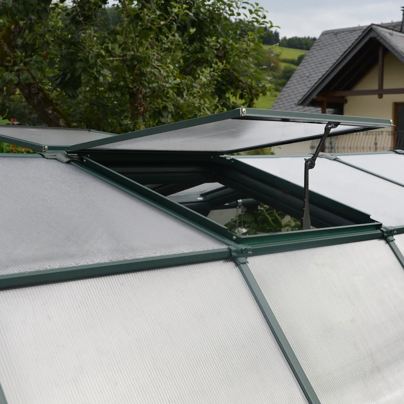 Lucarne de toit pour serre Palram – Ventilation optimale et régulation thermique