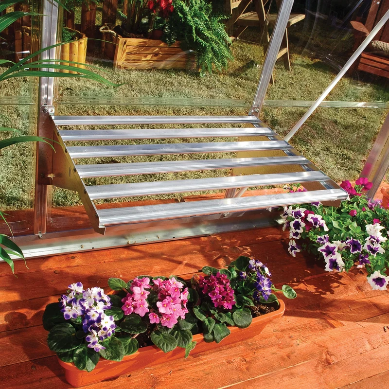 Étagère pour serre Palram charge lourde – 40 kg, aluminium, 58 x 42 cm