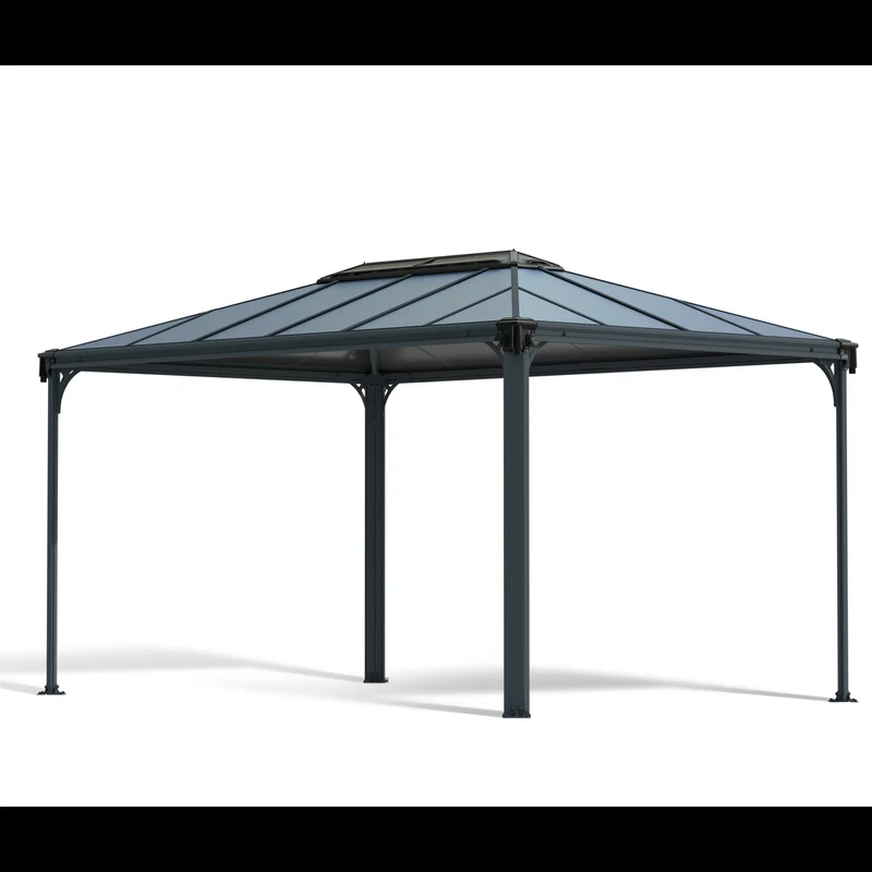 Tonnelle Martinique 4300 295 x 430 cm – Gris anthracite, polycarbonate 6 mm, aluminium