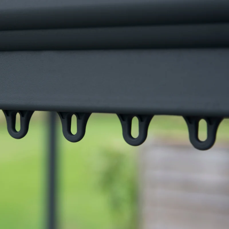 Tonnelle Martinique 4300 295 x 430 cm – Gris anthracite, polycarbonate 6 mm, aluminium