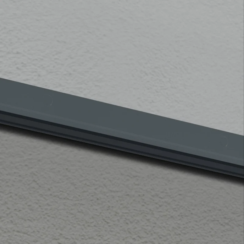 Auvent de porte Sophia 215 x 95 cm gris anthracite – polycarbonate 4 mm, aluminium, anti UV