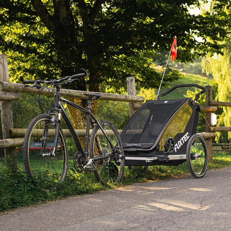 Remorque à vélo Sport Cruiser bleu avec roue avant Jogger incluse