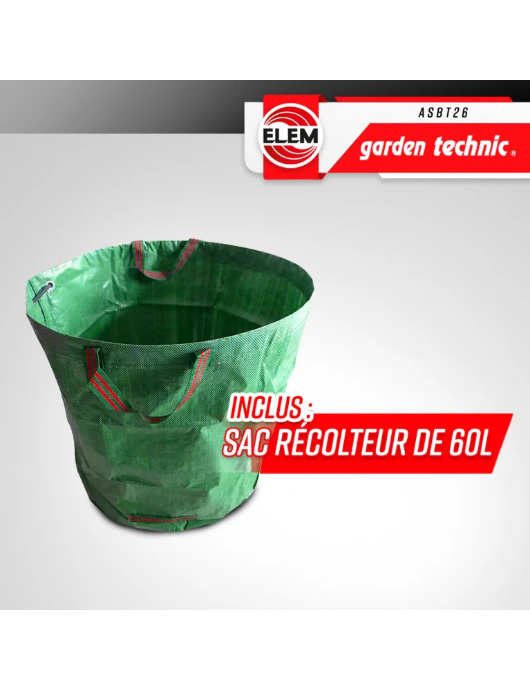 Aspirateur-souffleur-broyeur thermique 25.4 cc - 245 km/h