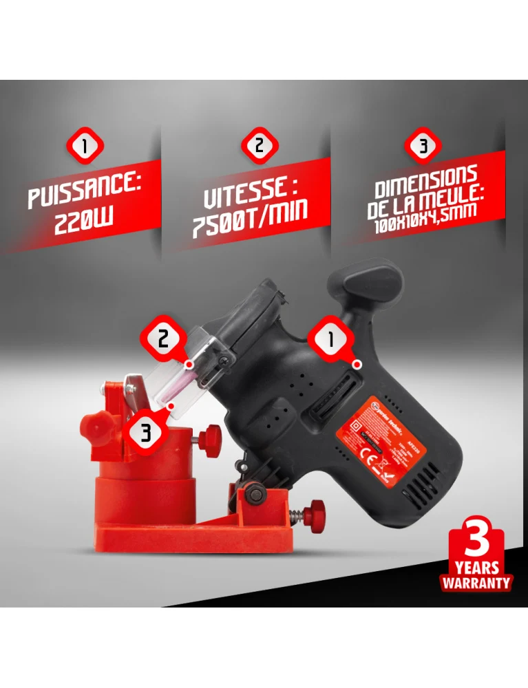 Affûteur de chaîne 220W