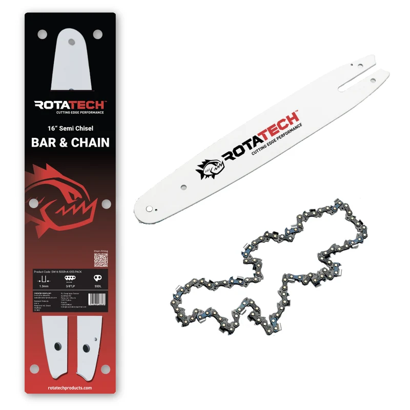 16" Rotatech Chainsaw Chain & Bar Combo Pack For STIHL E160 Semi-Chisel