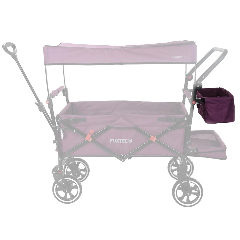FUXTEC - Sac arrière pourpre chariot CT850