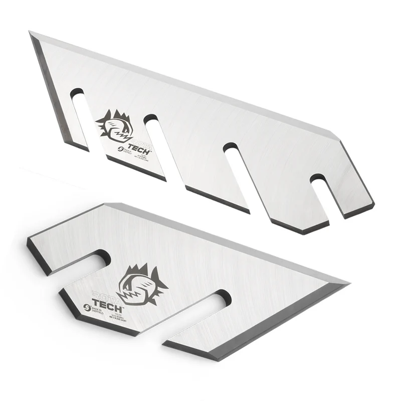 Rotatech Chipper Blades To Fit Schliesing 880 V Long & Short Set
