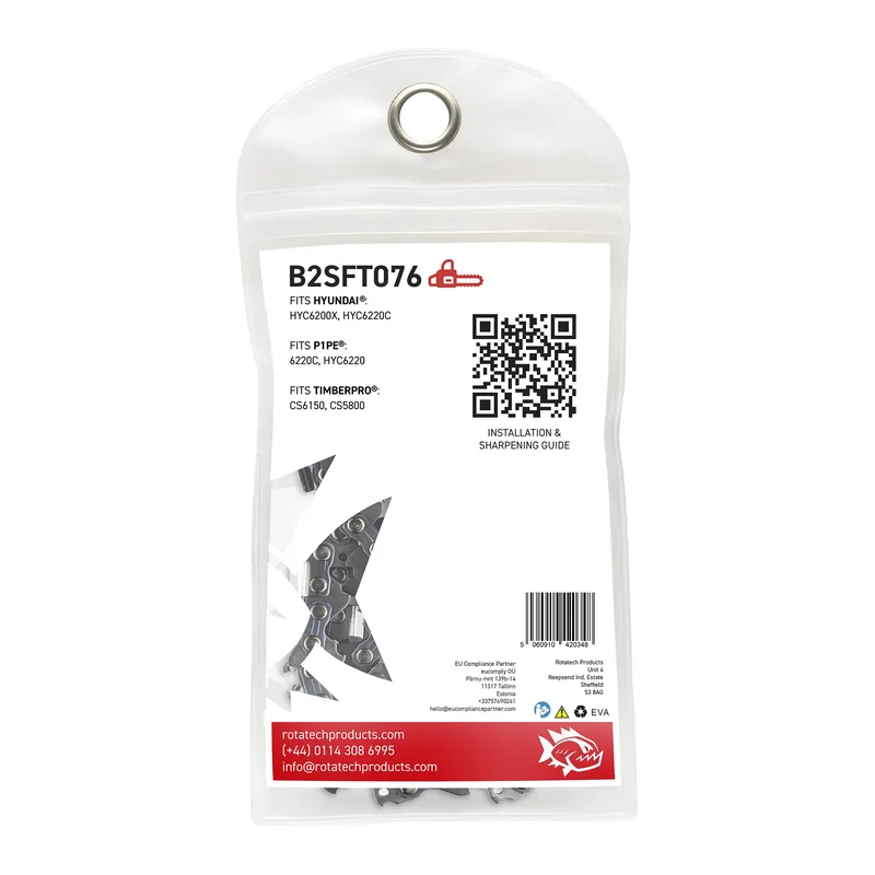 20" .325" Rotatech Chainsaw Chain For HUSQVARNA 450E Full-Chisel