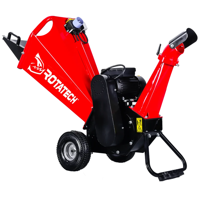 Rotatech 7HE Electric Wood Chipper & Power Kit