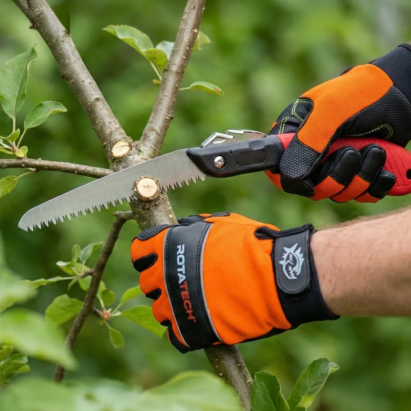 Rotatech Folding Garden Saw with Durable Plastic Handle