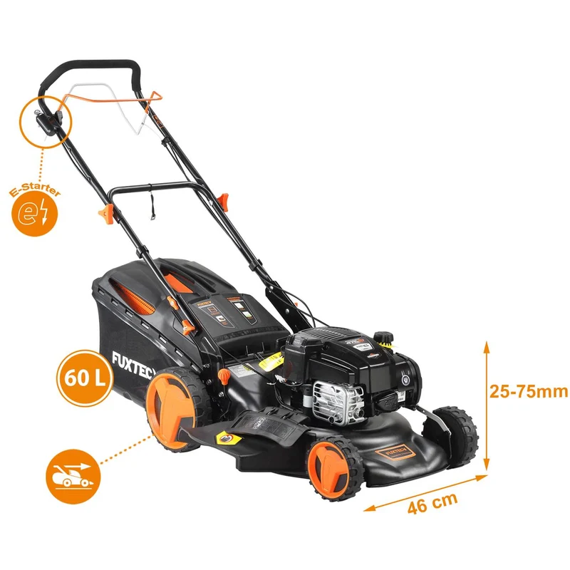 B-WARE Tondeuse thermique autotractée FUXTEC FX-RM46BS475iS Briggs&Stratton Mow N'Stow®