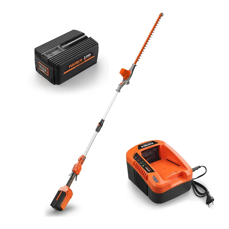 B-WARE Taille-haies télescopique batterie 40 V FUXTEC E920D set avec batterie et chargeur