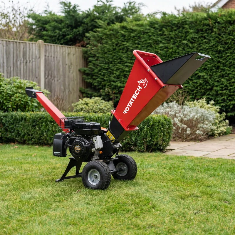 Rotatech 7S Petrol Wood Chipper - 50mm Capacity