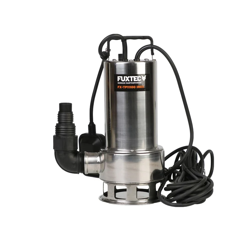 B-WARE Pompe immergée INOX 1100 W FUXTEC FX-TP11100 SET - 15000 litres par heure