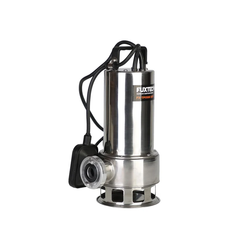 B-WARE Pompe immergée INOX 1100 W FUXTEC FX-TP11100 SET - 15000 litres par heure