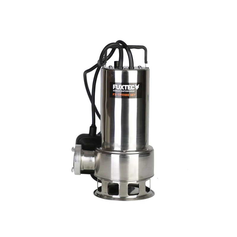 B-WARE Pompe immergée INOX 1100 W FUXTEC FX-TP11100 SET - 15000 litres par heure