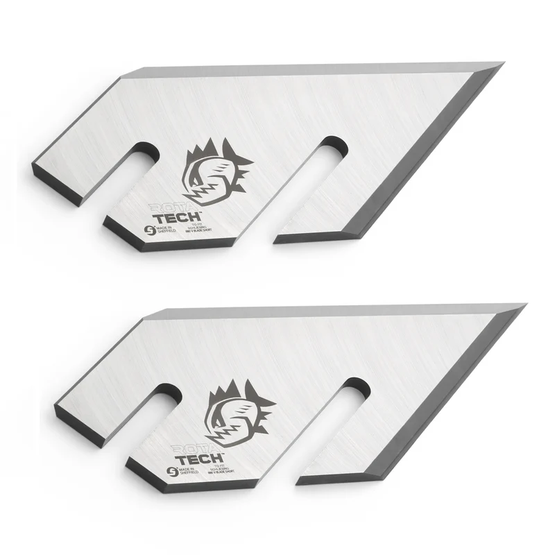 Rotatech Chipper Blades To Fit Schliesing ZX550 V Blades Short