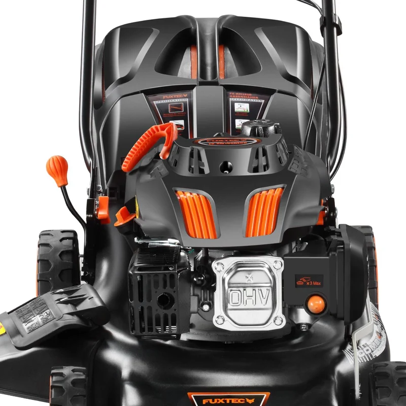 B-WARE FUXTEC FX-RM1855 Benzin Rasenmäher mit EasyClean