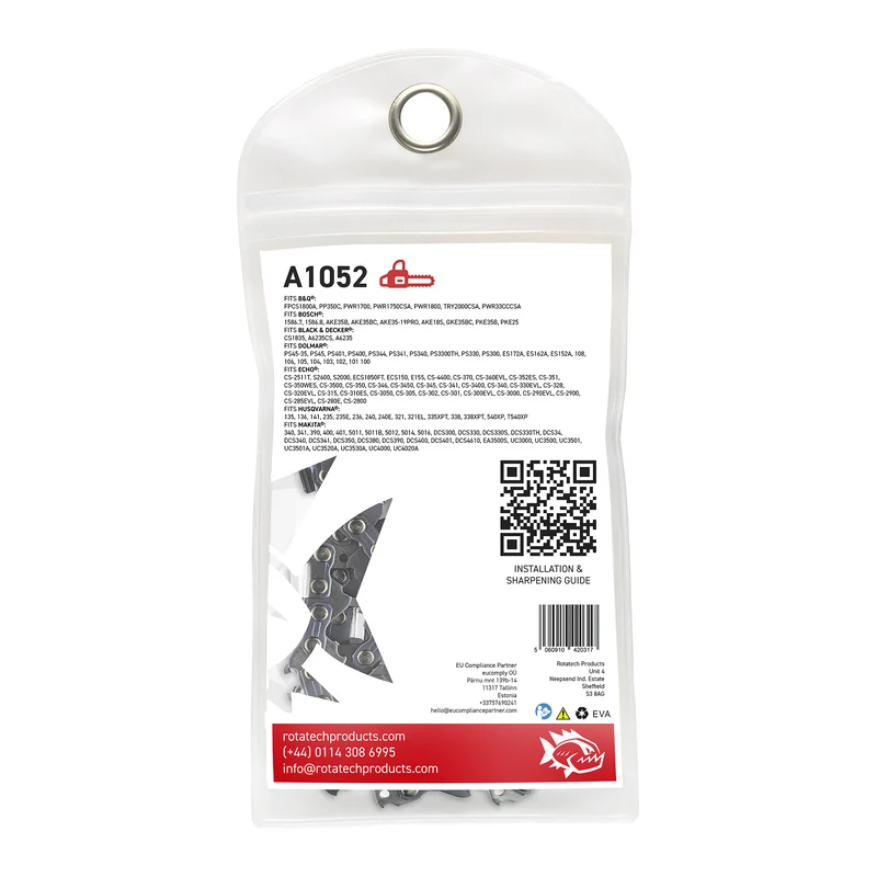 14" Rotatech Chainsaw Chain For BOSCH AKE18S Semi-Chisel