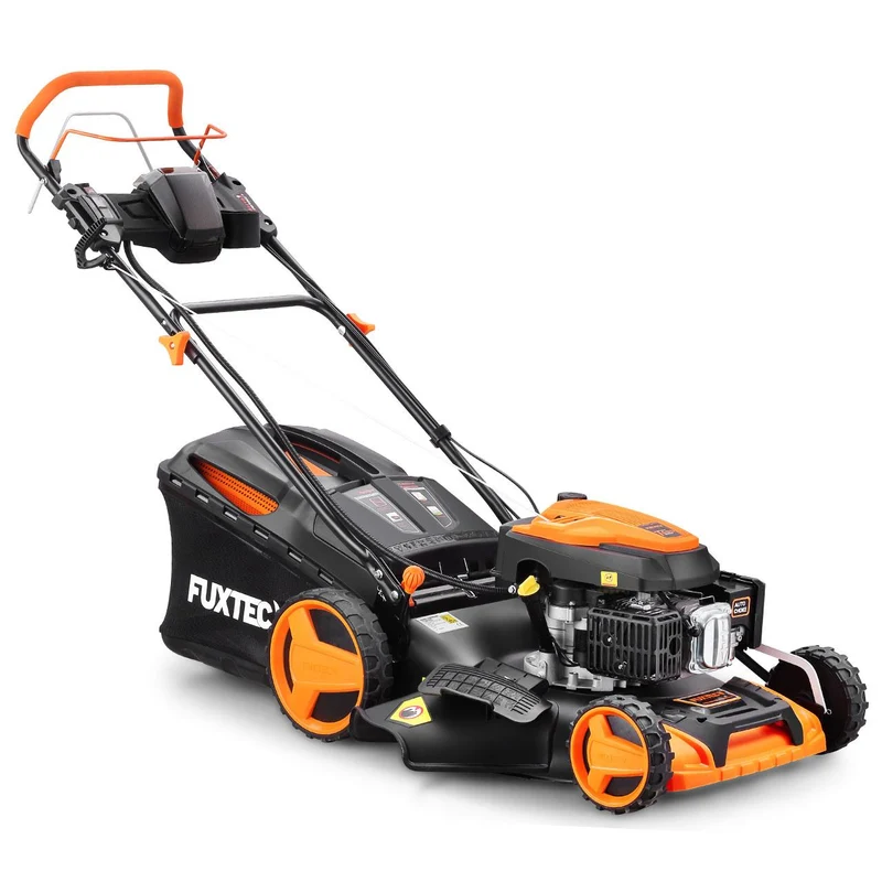 B-WARE Tondeuse thermique démarrage électrique E-Start FUXTEC FX-RM5196eS avec zipgo®
