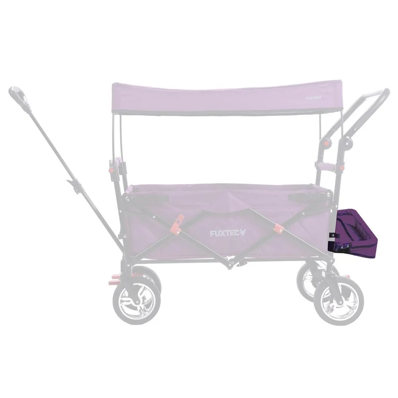 FUXTEC - Extension habitacle chariot de transport pliable CT800 pourpre