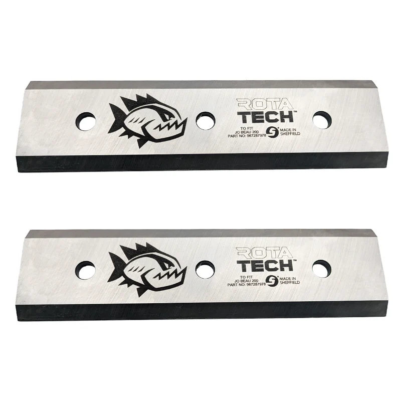 Rotatech Chipper Blades To Fit Jo Beau M200