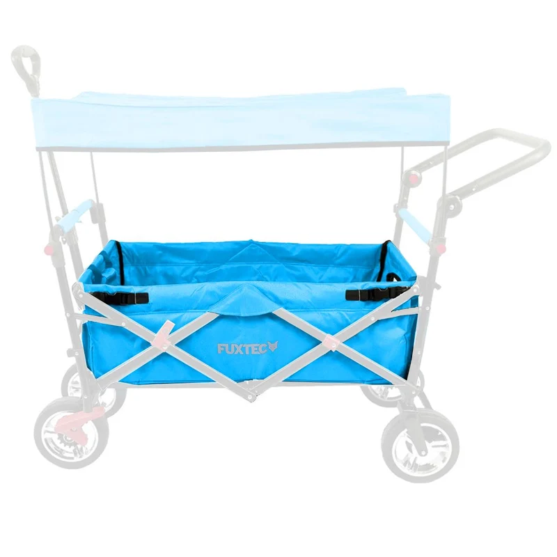 FUXTEC - Tissu d'habitacle chariot de transport pliable FX-CT700 en turquoise