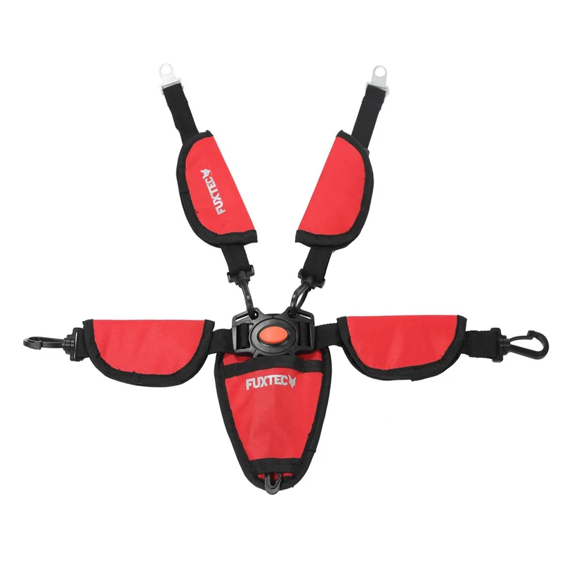 FUXTEC - Ceinture de sécurité 5 points rouge chariot CT850