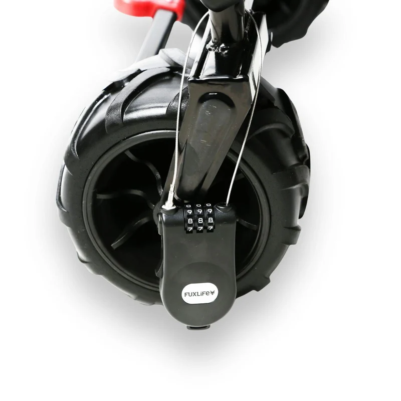FUXTEC - Cadenas de sécurité pour chariot de transport pliable