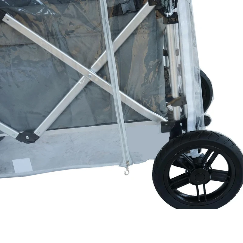 FUXTEC - Protection transparente contre la pluie pour le chariot pliable Super
