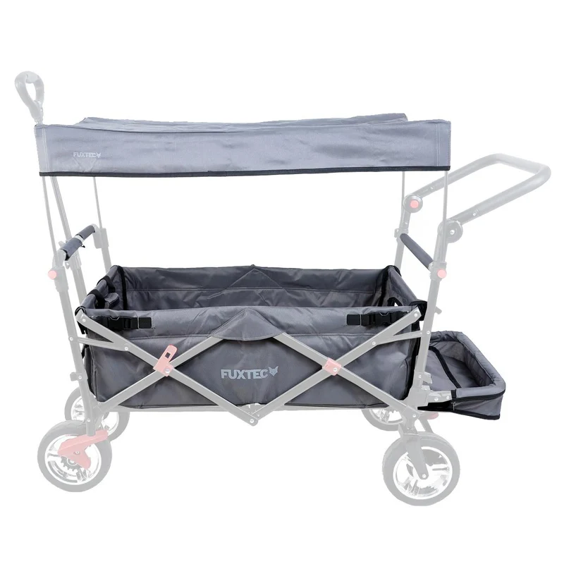 FUXTEC - Set complet tissu gris chariot de transport CT800