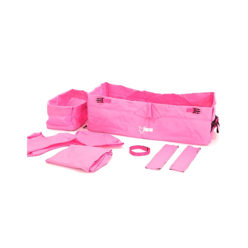 FUXTEC - Set complet tissu rose chariot de transport CT500