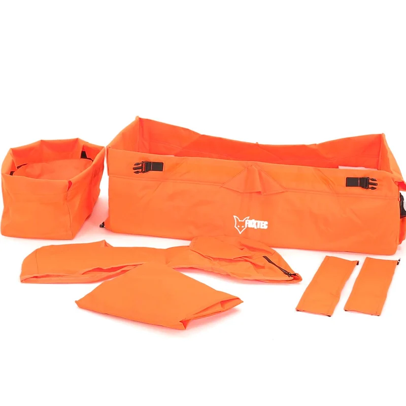 FUXTEC - Set complet tissu orange chariot de transport CT500