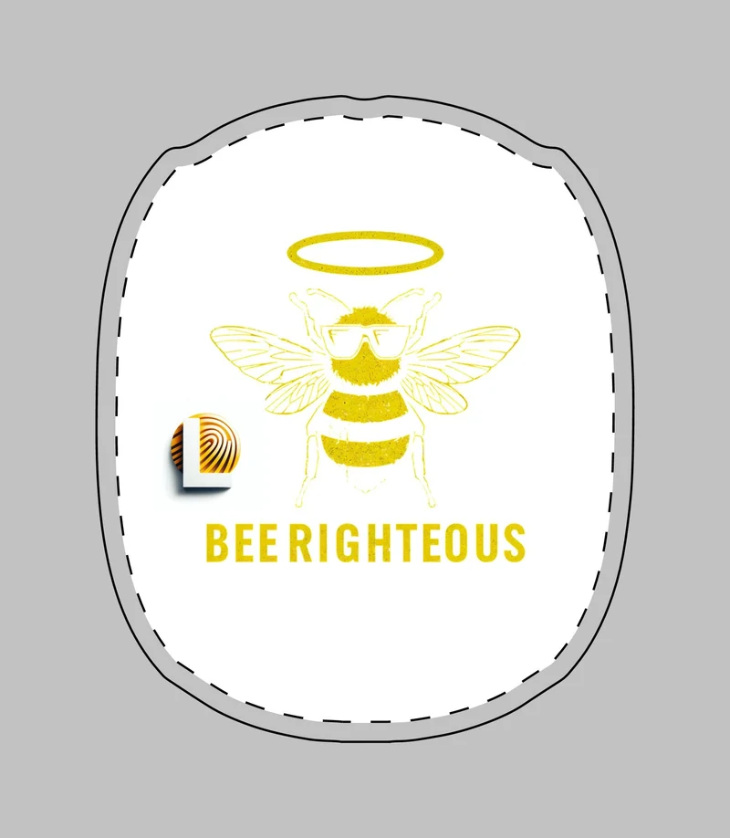 Bee Righteous AirPod Max Case | Stylish Audio Protection, Gift for Music Lovers, Bee-Inspired Tech Accessory, Trendy Earphone Case