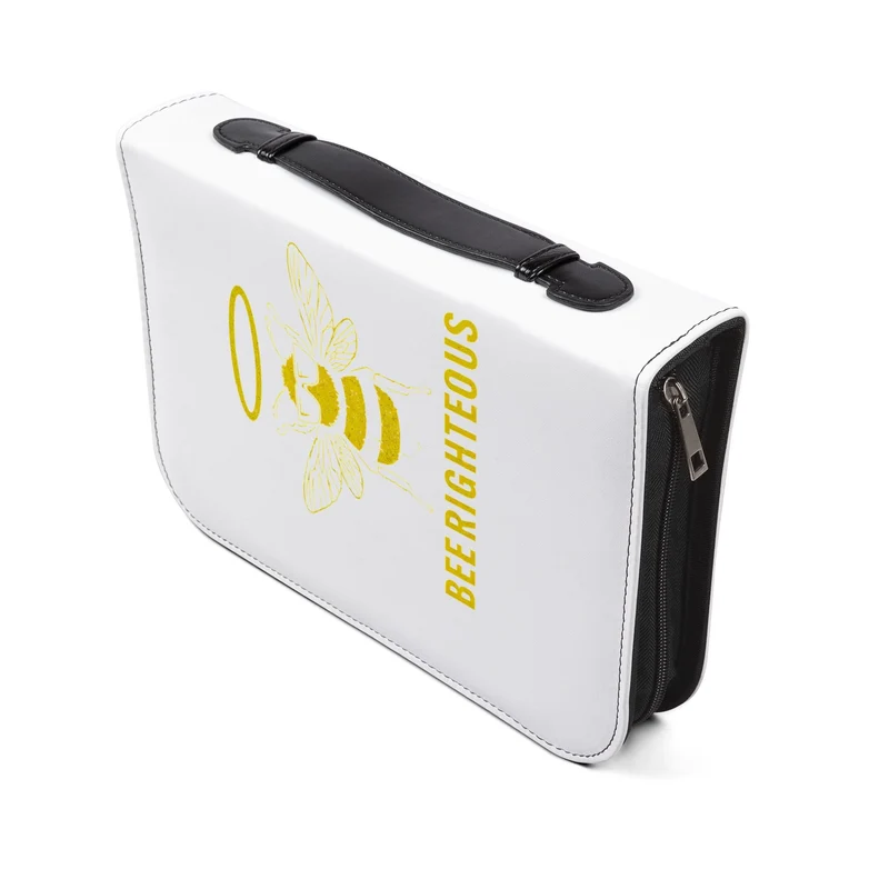 Honey Bee Bible Cover | Religious Gift & Faith Organizer, Inspirational Holder