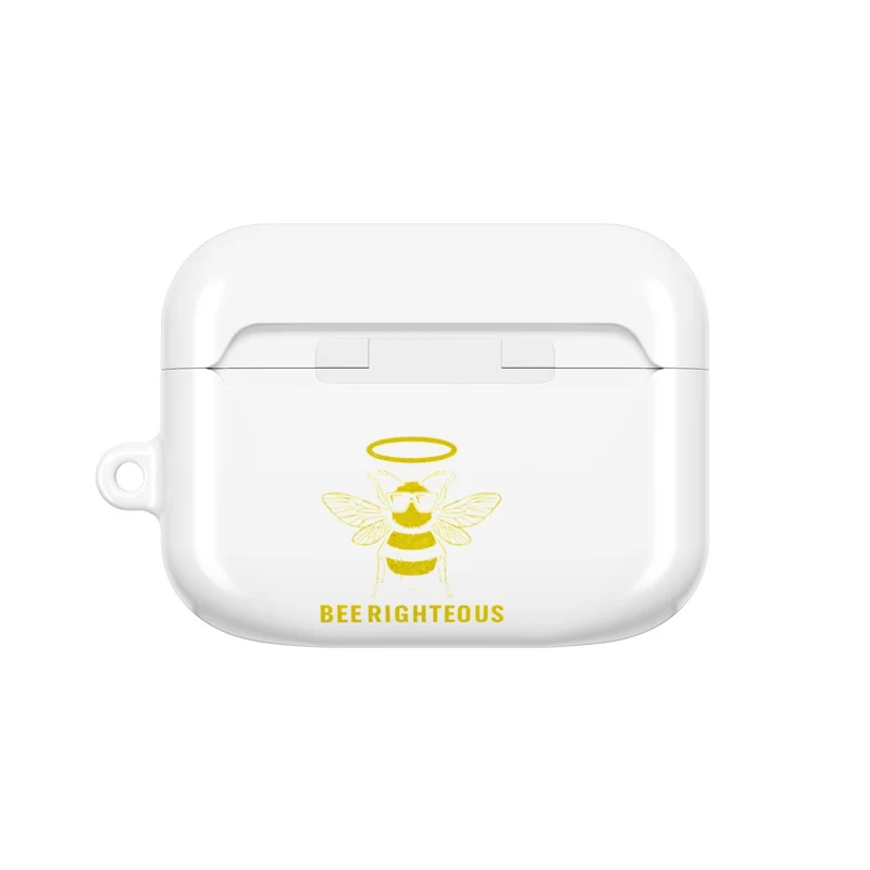 Nature Lover Gift: Bee-Themed AirPod Cases - Cute Tech Accessories for Music Lovers, Fun Gift Idea