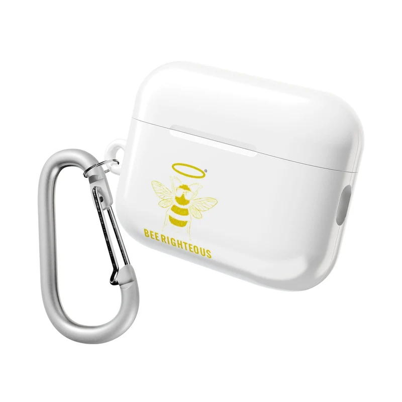 Nature Lover Gift: Bee-Themed AirPod Cases - Cute Tech Accessories for Music Lovers, Fun Gift Idea