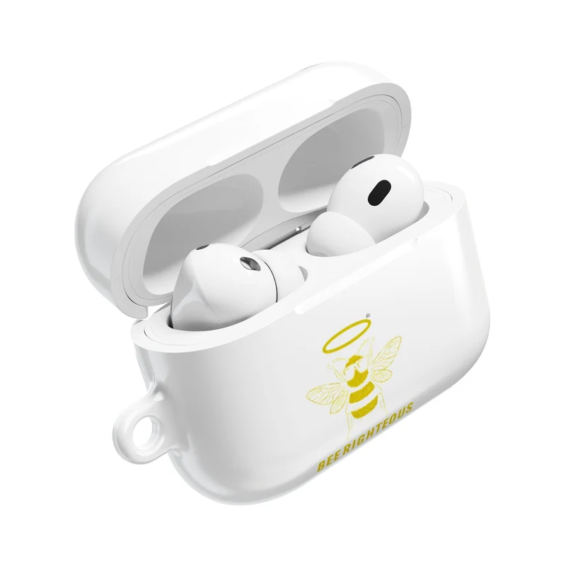 Nature Lover Gift: Bee-Themed AirPod Cases - Cute Tech Accessories for Music Lovers, Fun Gift Idea