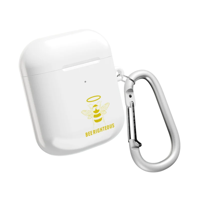 Nature Lover Gift: Bee-Themed AirPod Cases - Cute Tech Accessories for Music Lovers, Fun Gift Idea