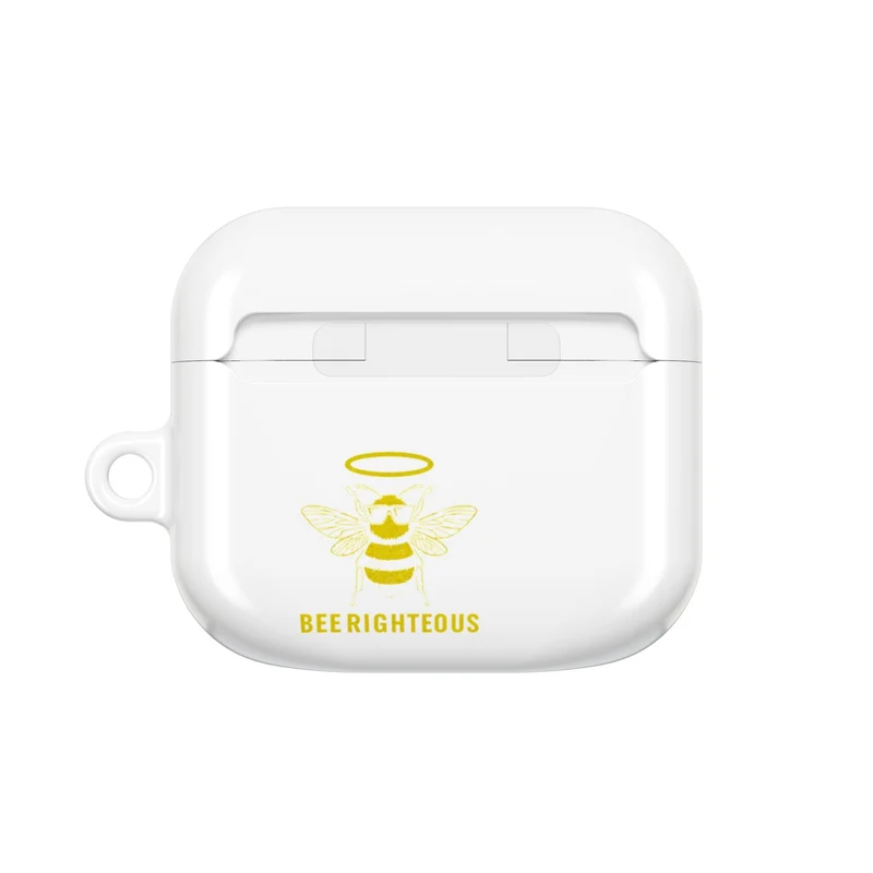 Nature Lover Gift: Bee-Themed AirPod Cases - Cute Tech Accessories for Music Lovers, Fun Gift Idea