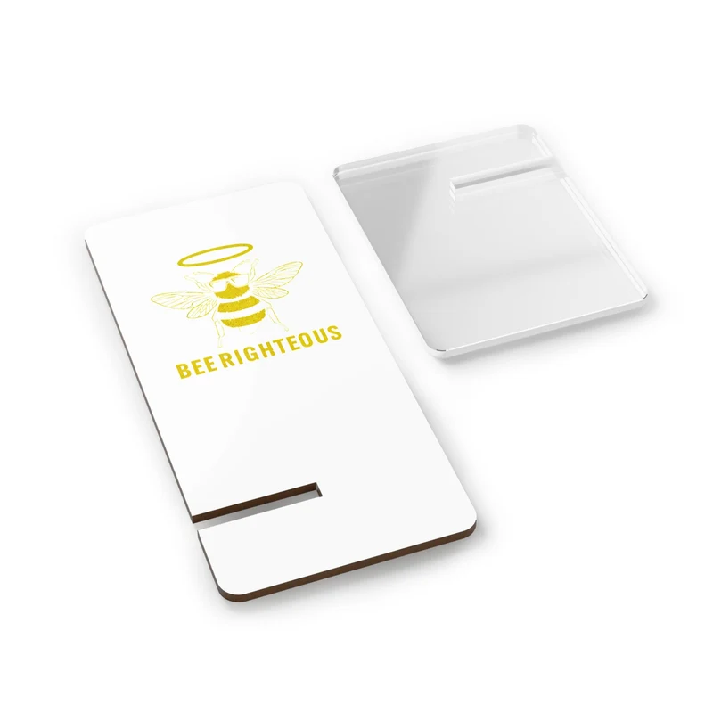 Bee Righteous Smartphone Stand - Modern Desk Accessory & Unique Gift for Beekeepers!
