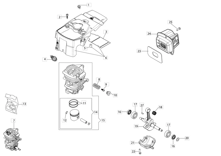 GSH 400 moteur