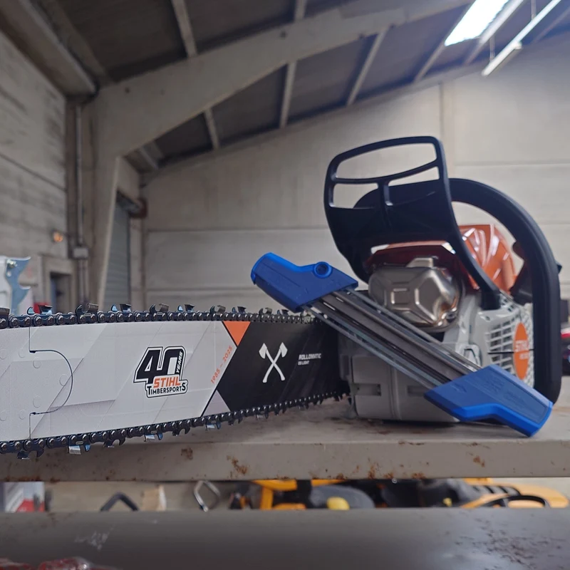 GUIDE 50 cm TIMBERSPORT AVEC UNE CHAÎNE ET UN AFFUTRUR