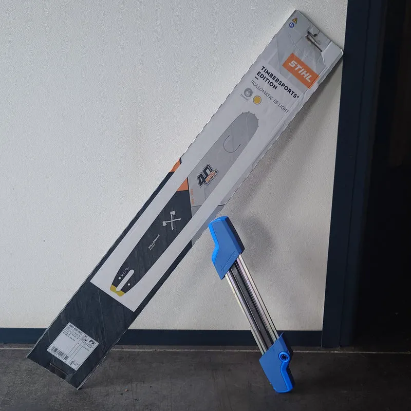 GUIDE 50 cm TIMBERSPORT AVEC UNE CHAÎNE ET UN AFFUTRUR