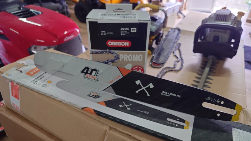 GUIDE 50 CM STIHL + 5 CHAINES OREGON
