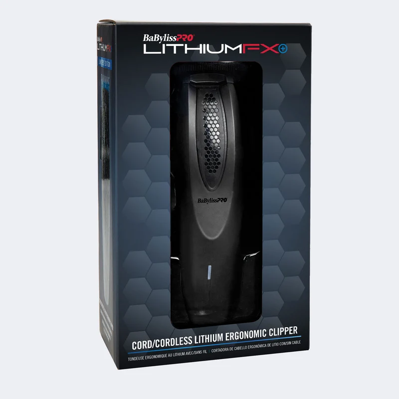 Tondeuse LithiumFX+, noir mat, avec/sans fil, Babyliss Pro