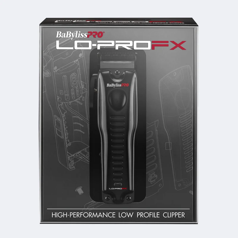 Tondeuse haute-performance à profil bas, noir, LoPROFX, Babyliss Pro