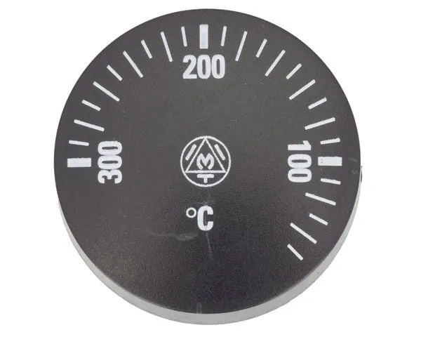 Manette thermostat 0-300ºC noir