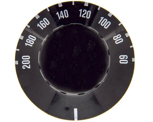 Manette thermostat 60-200ºC noir