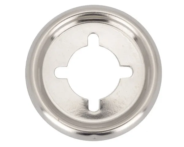 Cache-bouton de commande de cuisinière chromé
